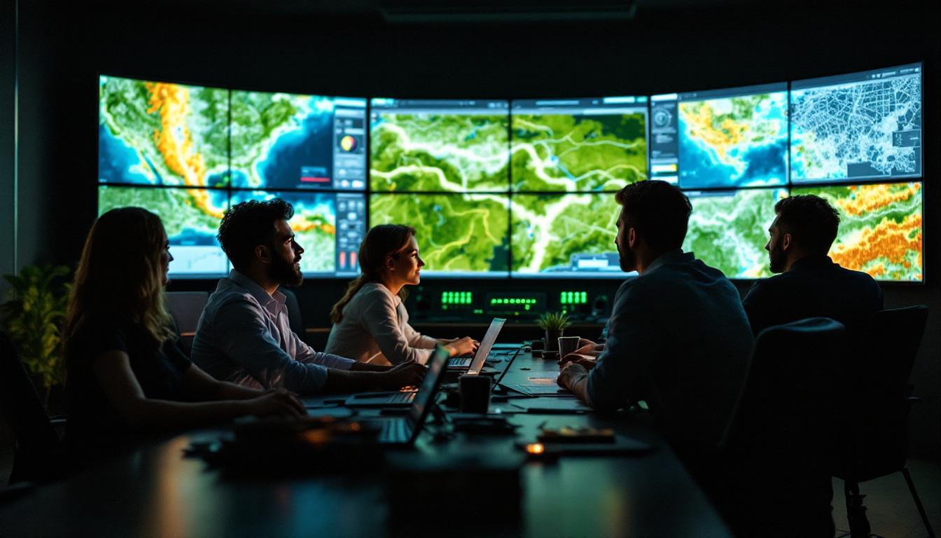 Equipo de RastreaPeru en nuestra central de monitoreo